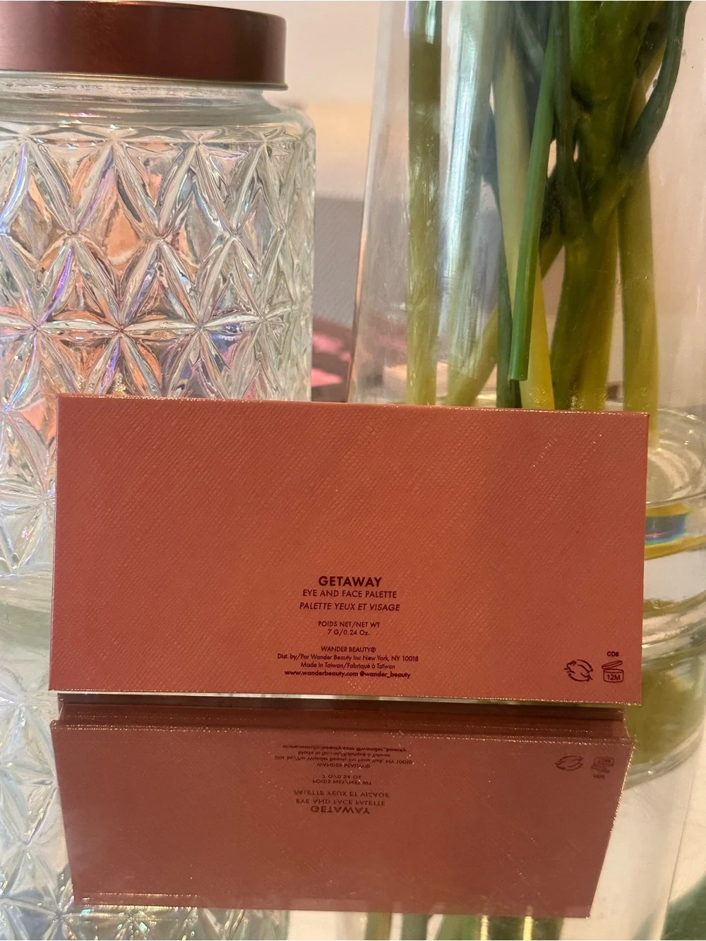 Wander Beauty GETAWAY Eye & Face Palette Blush, Highlighter & Eyeshadow NIB